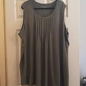 Greenish gray tunic
